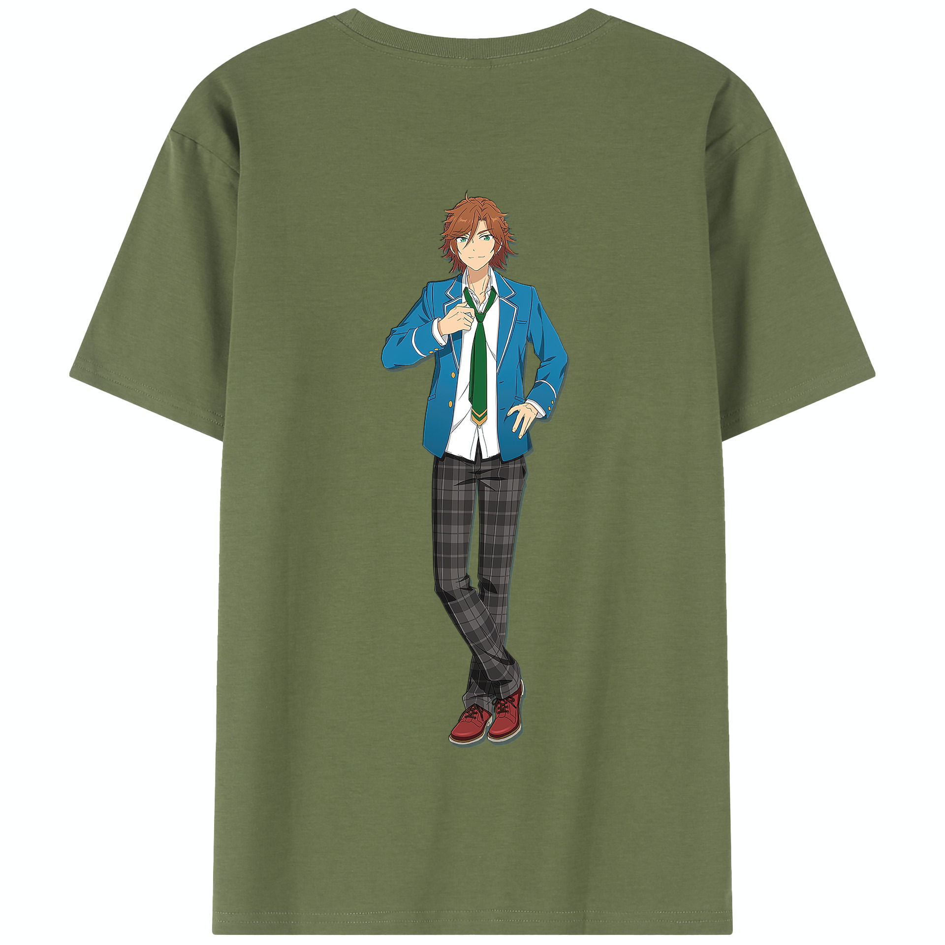 （画像用） あんさんぶるスターズ! Ensemble Stars 綿100％半袖Tシャツ（背面プリント）